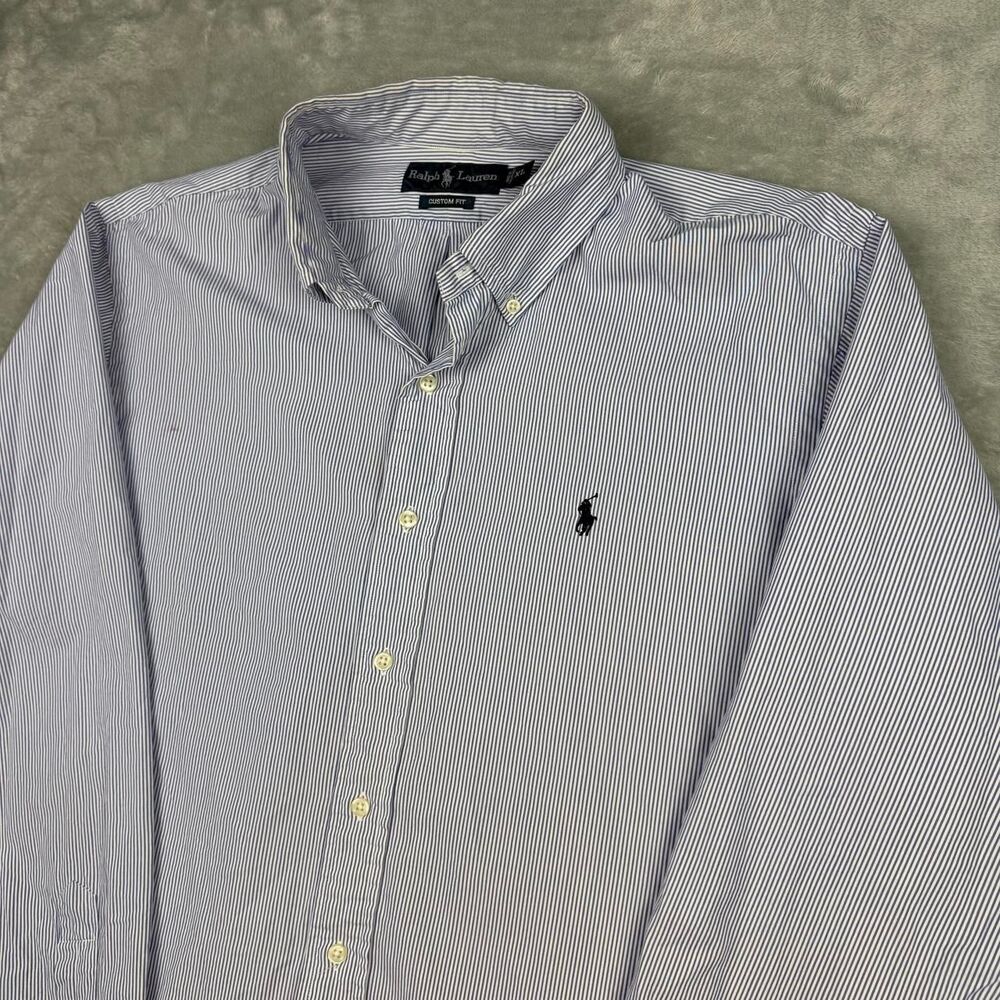 Ralph-lauren Men's Blue and Purple Shirt